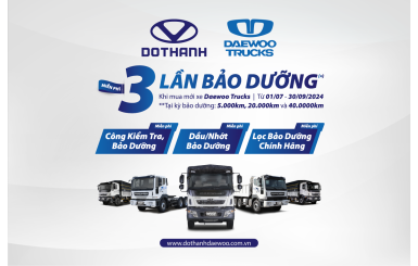 CHƯƠNG TRÌNH KHUYẾN MẠI XE TẢI DAEWOO